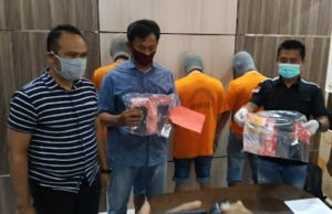 Resnarkoba Polresta Mojokerto Berhasil Ungkap 9.33 gram dari Tiga Pelaku