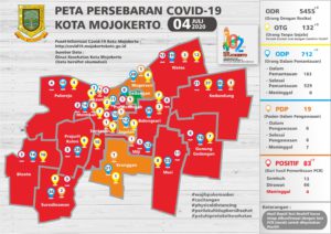 OTG Mendominasi, Jumlah Pasien Terkonfirmasi Covid-19 Kota Mojokerto Meningkat dari Hasil Tracing