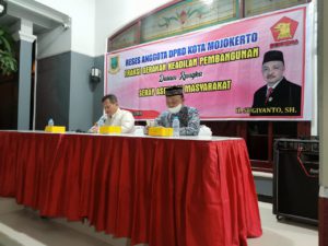 Reses Sugiyanto Anggota DPRD Kota Mojokerto, Dihadiri Wakil Wali Kota Mojokerto