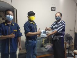 Support Pelaksanaan PPKM, AMPI Bagikan Masker di Seluruh Kecamatan Kota Mojokerto