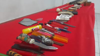 Razia Gabungan Lapas Mojokerto, Begini Hasil Temuannya