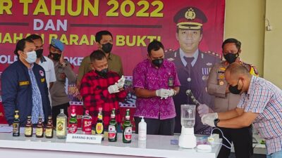 Pemusnahan barang bukti narkotika