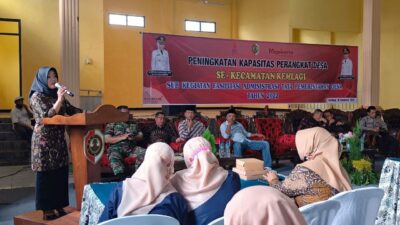 Bupati Mojokerto, Ikfina Fahmawati Bina Aparatur Pemerintah Desa se-Kecamatan Kemlagi