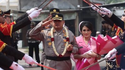 Farewell Parade Sertijab Kapolres Mojokerto Bernuansa Praja Majapahit