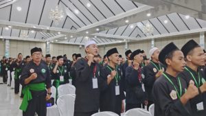 Pembaiatan 210 Santri Pagar Nusa Kabupaten Mojokerto, Minggu (19/2/2023) 