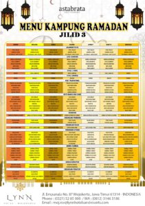 Aneka menu Kampung Ramadan Jilid 3 di LYNN Hotel Kota Mojokerto