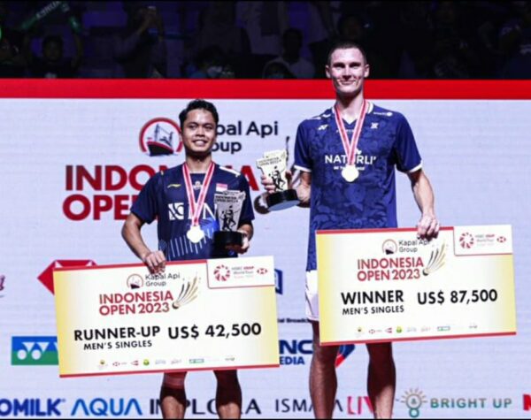 Final Indonesia Open 2023, Anthony Ginting Gagal Juara