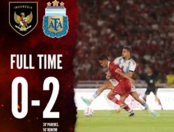 Timnas Indonesia Ditaklukkan Argentina 0-2
