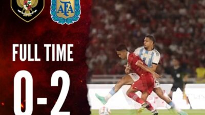 Timnas Indonesia Ditaklukkan Argentina 0-2