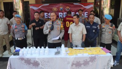 Polres Pasuruan Kota Bekuk Tersangka Sindikat Pengedar Narkoba Wilayah Tapal Kuda