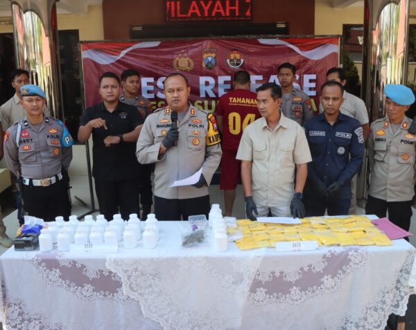 Polres Pasuruan Kota Bekuk Tersangka Sindikat Pengedar Narkoba Wilayah Tapal Kuda
