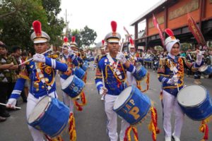 Semarak Festival Mojobangkit 2023 Kota Mojokerto, Dimeriahkan Drum Band IPDN hingga Reog Ponorogo