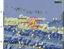 Mojokerto Diguncang Gempa Bumi Tektonik dengan Kekuatan Magnitudo 4,6