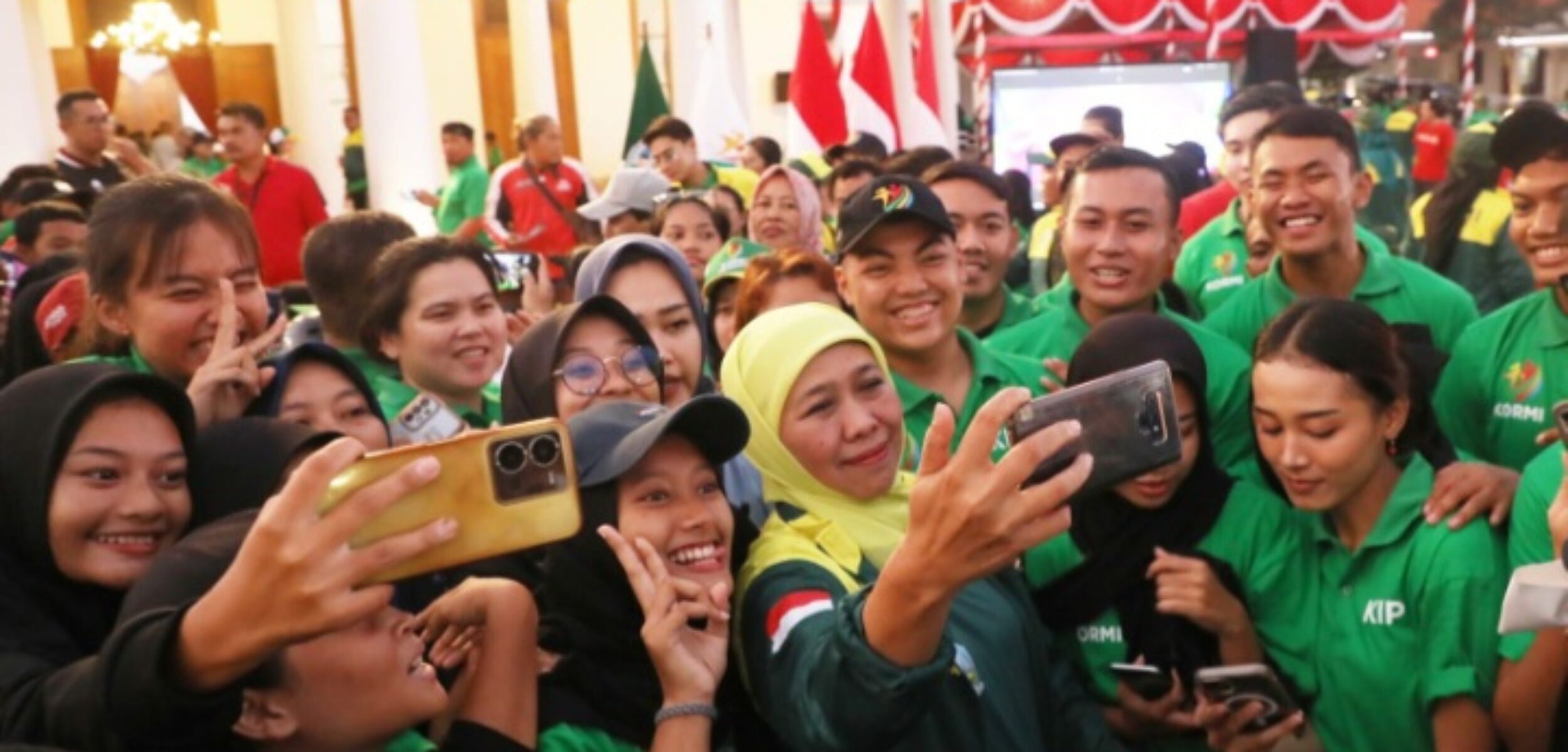 Khofifah Optimis Kontingen KORMI Jatim Raih Hasil Terbaik di Fornas