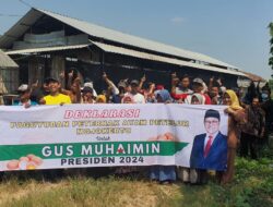 Dukung Gus Muhaimin Nyapres, Puluhan Peternak Ayam Mojokerto Deklarasikan Diri