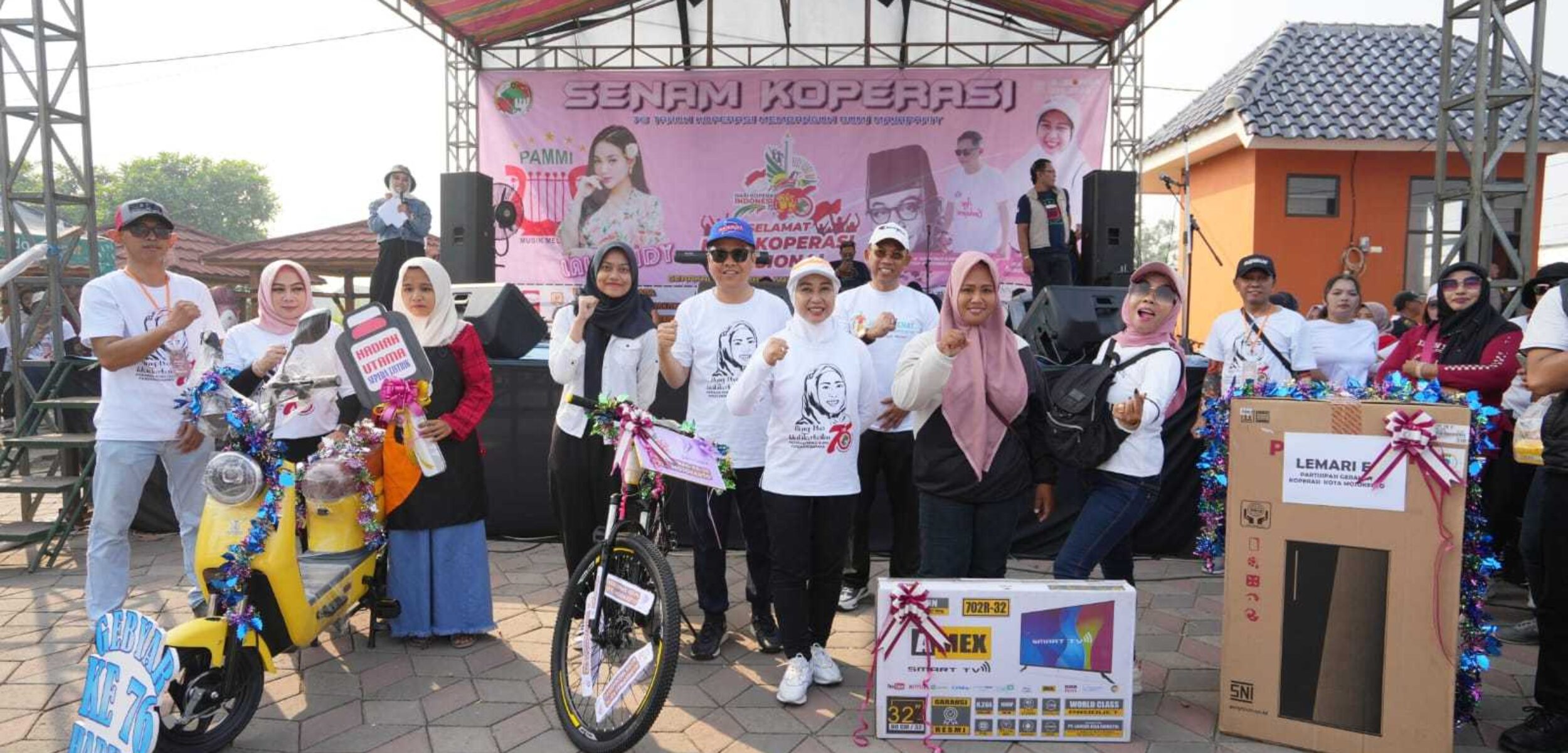 Pemkot Mojokerto Peringati Hari Koperasi, Gelar Senam Sehat