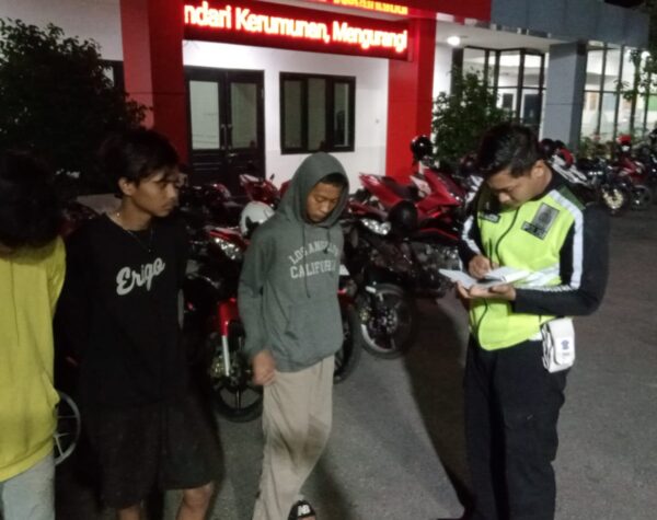 Tindak Lanjut Keresahan Warga, Polres Ponorogo Razia Balap Liar