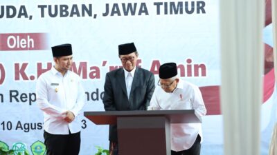 Wapres Ma’ruf Amin Kunjungan Kerja ke Tuban, Polisi Perkuat Pengamaman