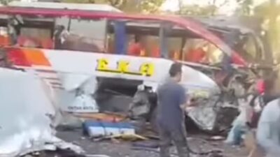 Ini Daftar Korban Kecelakaan Bus Sugeng Rahayu Vs Eka di Ngawi