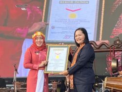Pagelaran Tari Bedoyo Putri Mojosakti Pecahkan Rekor Muri dengan 509 Penari di Majafest 2023