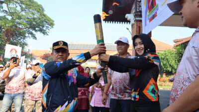 Obor Api Porprov VIII Jatim Diboyong ke Kabupaten Jombang