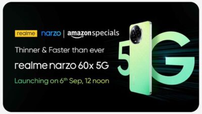 Rilis Hari Ini, Berikut Detail Spesifikasi Realme Narzo 60X 5G
