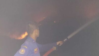 Kebakaran TPA Randegan Mojokerto