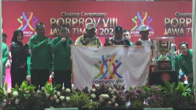 Porprov VIII Jatim Tuntas, Surabaya Raih Juara Umum, Selanjutnya Digelar di Malang Raya