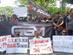 Ratusan Driver Online di Malang Demo Tuntut Realisasi Tarif Baru, Wali Kota Turut Mendukung