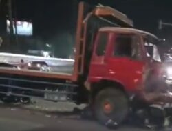 Kecelakaan Beruntun di Ungaran Semarang, Truk Rem Blong Hantam Kendaraan di Lampu Merah