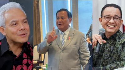 Kolase tiga bakal capres 2024