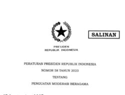 Presiden Jokowi Tunjuk Menteri Agama Pimpin Sekretariat Moderasi Beragama