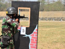 Prajurit Yonif 5 Marinir Ikuti Lomba Menembak Senapan dan Pistol