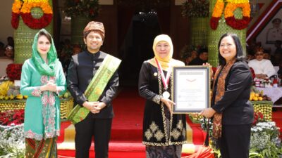 Empat Prestasi Gubernur Khofifah Pecahkan Rekor Muri