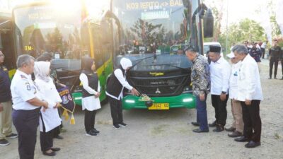 Gubernur Jatim Resmikan Bus Trans Jatim Koridor III, Gratis Sampai Akhir Bulan Ini