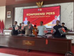 Polres Mojokerto Kota Amankan 6 Pelaku Pengeroyokan, 4 Orang Masih Pelajar