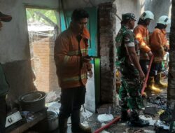 Kebakaran Rumah di Ngoro Mojokerto Dipicu Warga yang membakar Sampah