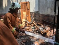 Dapur Rumah di Ngoro Mojokerto Terbakar