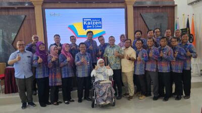 SMKN 1 Mojokerto manerima kunjungan dari tim PT Toyota Astra Motor, Kamis (5/10/2023) (Erix/KabarTerdepan.com)