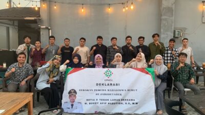 GPMSU deklarasikan dukungan Bobby Nasution untuk maju Sumut 1 (Abd Halim / KT)