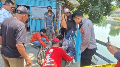 Evakuasi remaja 16 tahun yang meninggal karena tenggelam di area DAM (Lintang / KabarTerdepan.com)