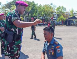 Prajurit Batalyon Infanteri 3 Marinir Naik Pangkat