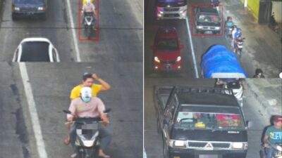 Kolase pelanggaran lalu lintas yang terekam ETLE di Kota Mojokerto. (Dok.Satlantas Polres Mojokerto Kota) 