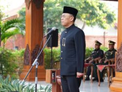 Sekda Kota Mojokerto Pimpin Upacara HUT ke-78 Jawa Timur