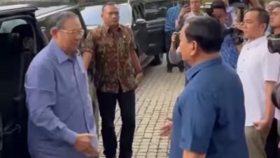 Kebersamaan Susilo Bambang Yudoyono (SBY) dengan Prabowo Subianto. (Instagram @sbyyudhoyono.id)