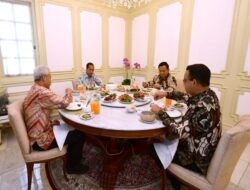 Jokowi Ajak Tiga Capres Makan Siang di Istana, Tanpa Cawapres