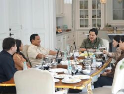 Makan Siang Prabowo di Rumah Erick Thohir Berbuah Dukungan