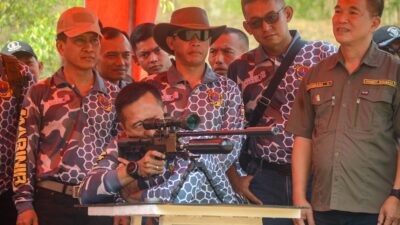 Sambut HUT Ke-78 Korp Marinir,  Diadakan Lomba Tembak Air Rifle di Surabaya