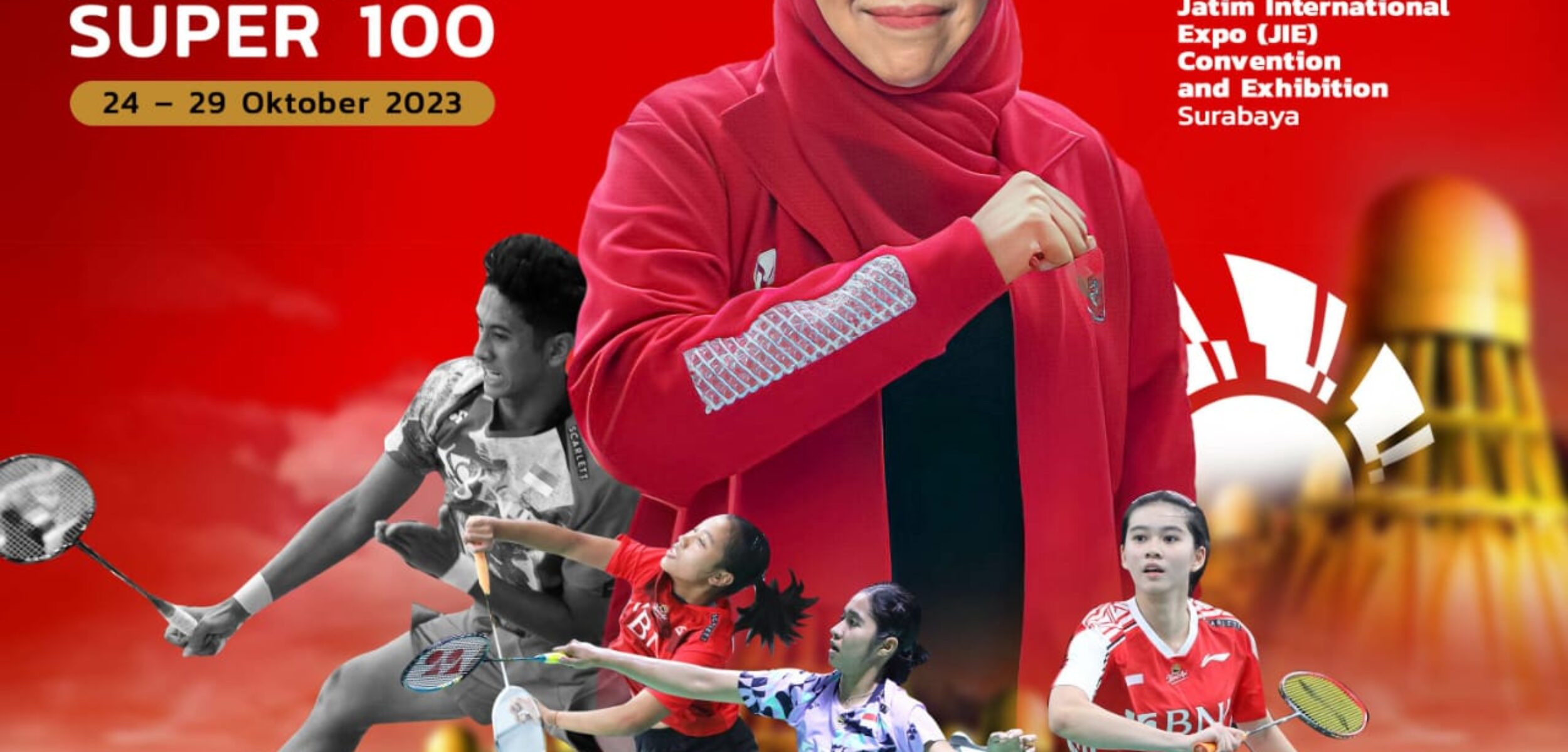 Indonesia Masters Super 100 Digelar, Gubernur Khofifah: Ayo Saksikan Jangan Sampai Kehabisan Tiket