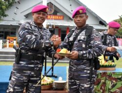 Danyonif 5 Marinir Gelar Jam Komandan dan Syukuran Prajurit Ultah